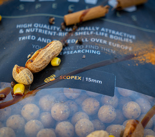 kwo specials scopex boilies karpervissen