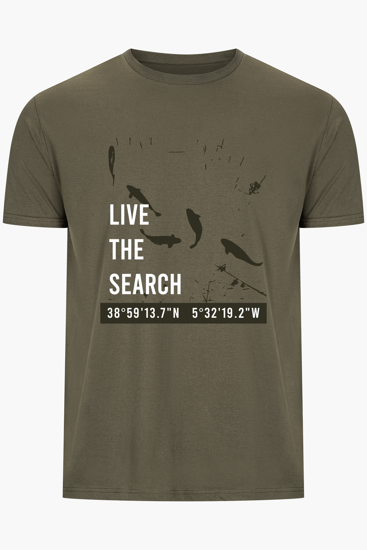 KWO Live The Search t-shirt - Groen