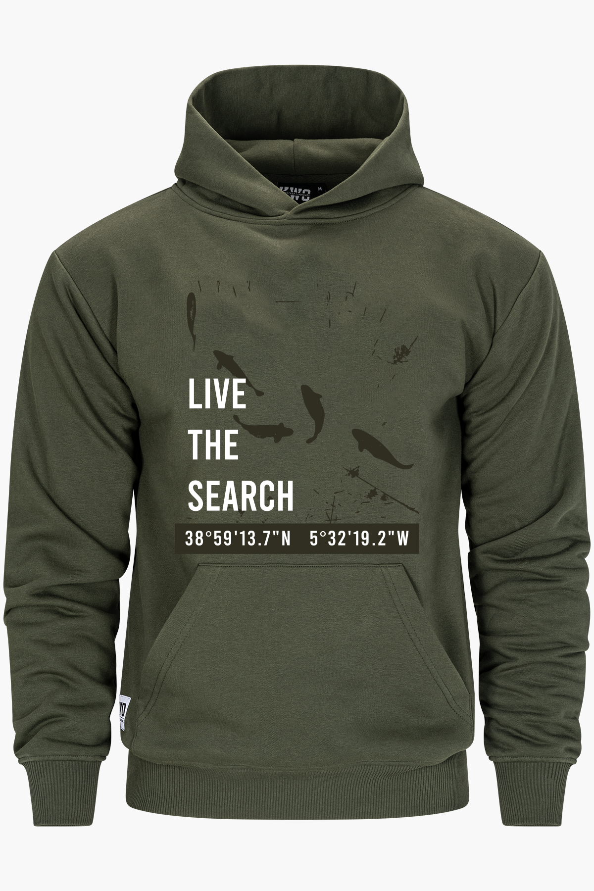 Live The Search Hoodie Green