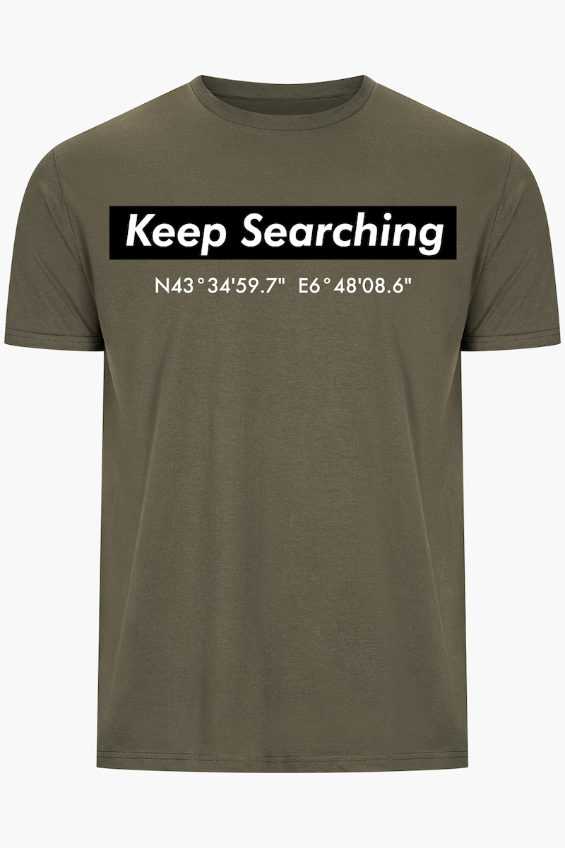 keep searching t-shirt groen