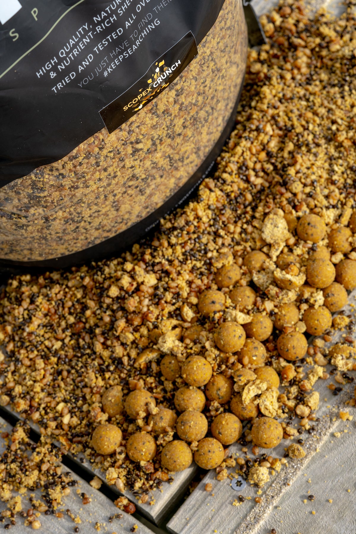Scopex Crunch partikelmix met boilies
