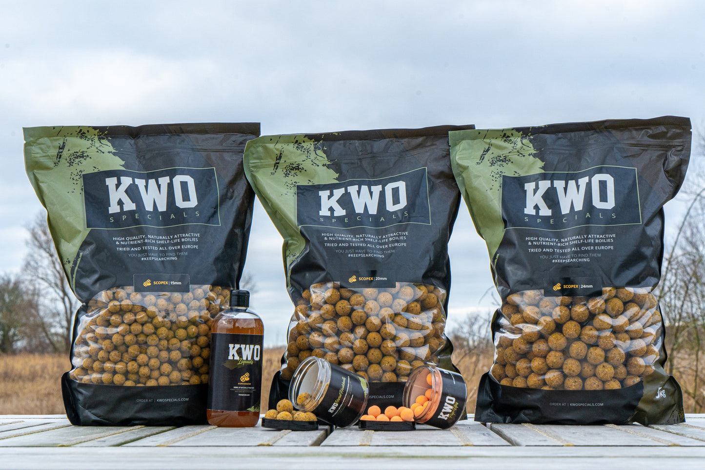 
                  
                    Bait Package XXL - 15 KG Scopex Specials - Boilies - KWO Shop
                  
                
