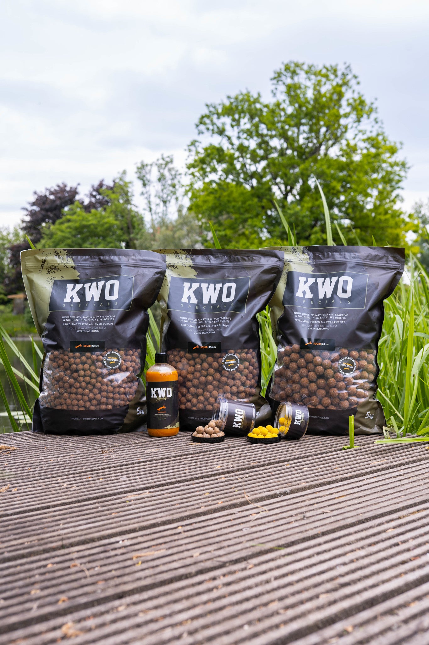 Bait Package XXL - 15 KG Squid Specials - Boilies - KWO Shop