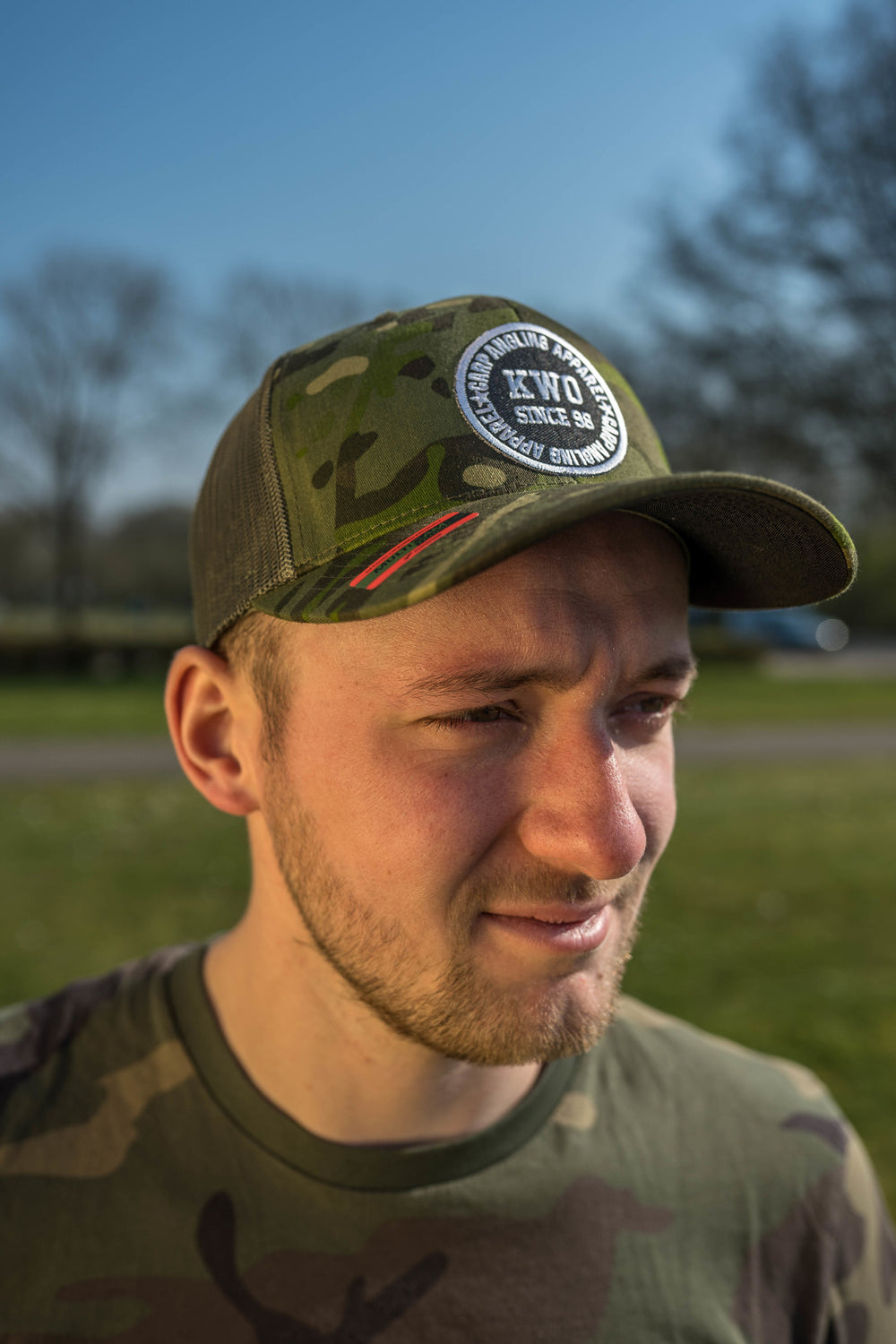 KWO Trucker Cap - Green Camou - Kleding - KWO Shop