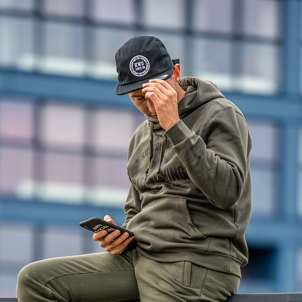 KWO 5-Panel Cap - Black - Kleding - KWO Shop
